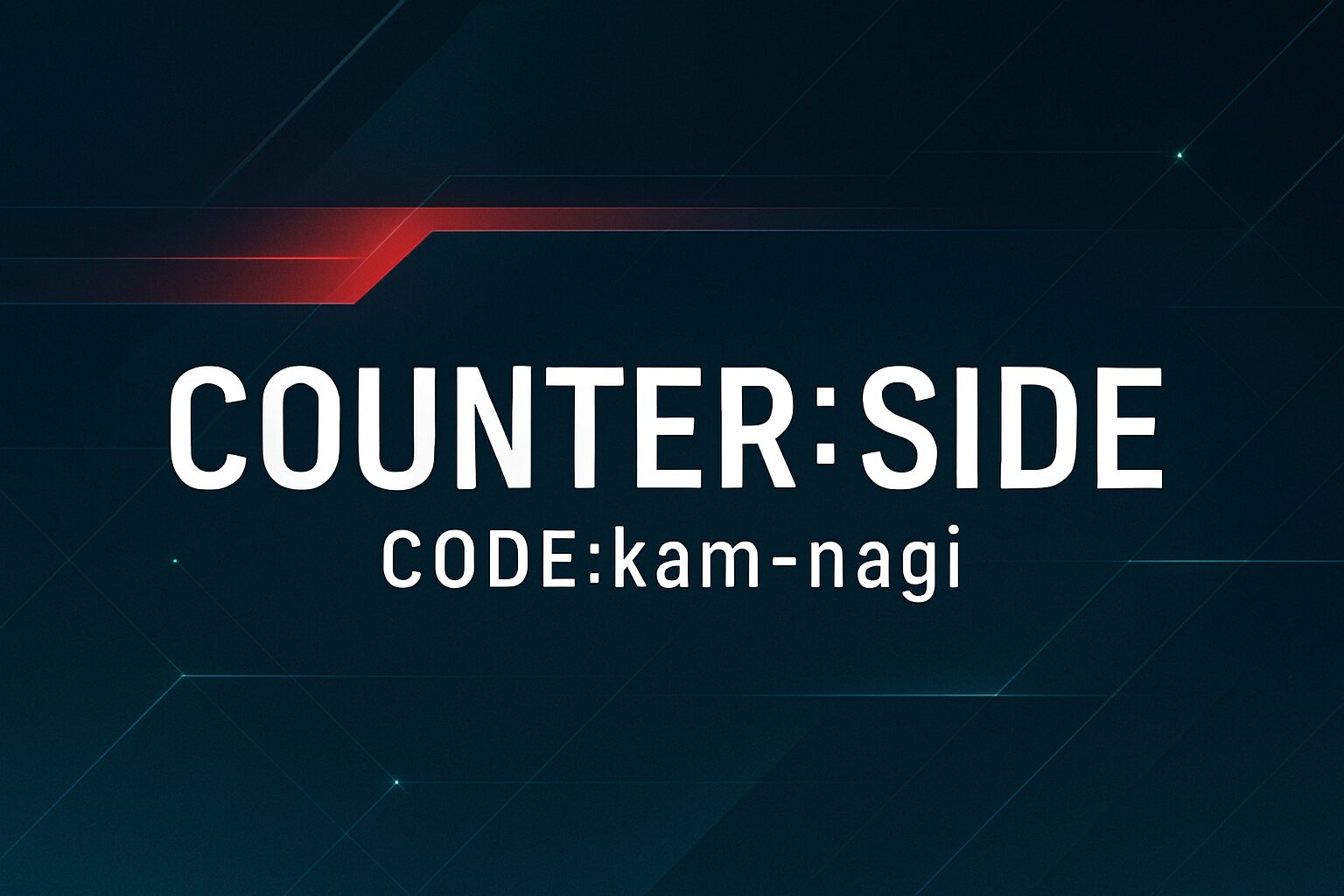 COUNTER:SIDE / CODE:kam-nagi